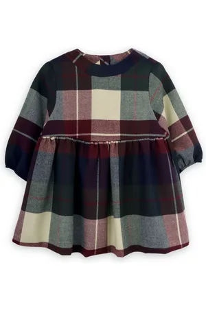 KNOT Check-patten dress