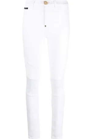 Philipp Plein Biker high-waisted skinny jeans