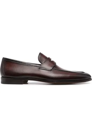 Magnanni Leather penny loafers