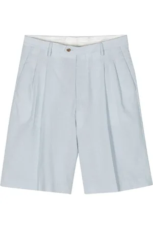 LARDINI Striped straight-leg shorts