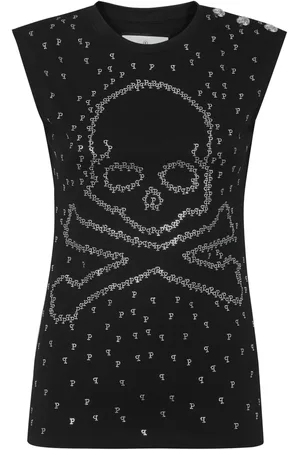 Philipp Plein Skull & Bones tank top