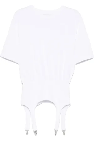 Fiorucci Suspenders-detailed T-shirt