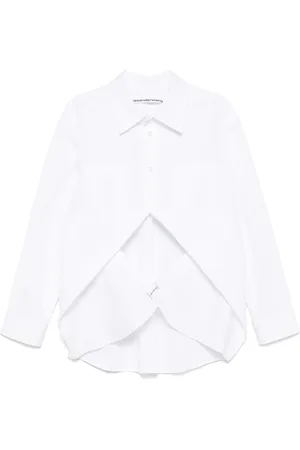 Alexander Wang Exaggerated split front shirt