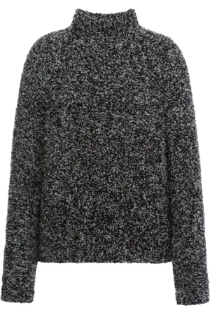 Alberta Ferretti High-neck boucl?? jumper