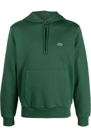 Lacoste Logo-patch drawstring hoodie