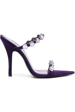 The Attico Venus 105mm suede sandals