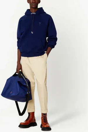 Ami Drop-crotch carrot trousers