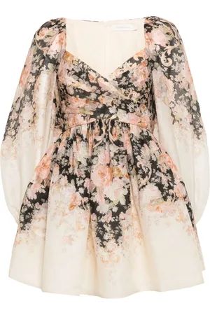 ZIMMERMANN Illustration mini dress