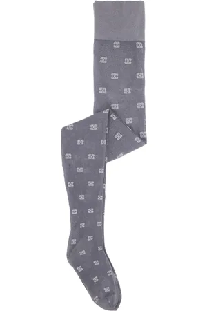 Ganni Embroidered-logo socks