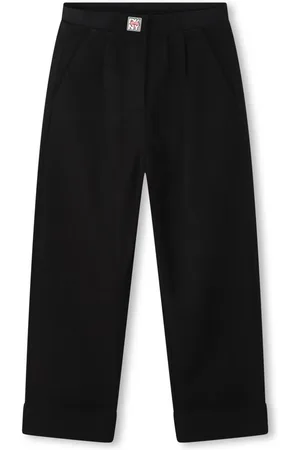 DKNY Logo-appliqu?? straight trousers