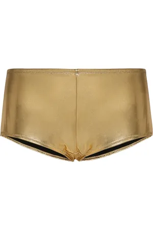 Dolce & Gabbana Low-rise foiled briefs