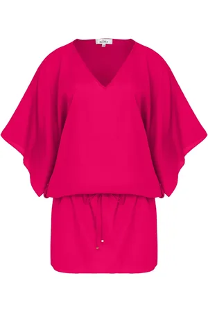 AMIR SLAMA V-neck mini beach dress