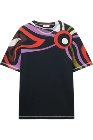 Puccini Marmo-print cotton T-shirt