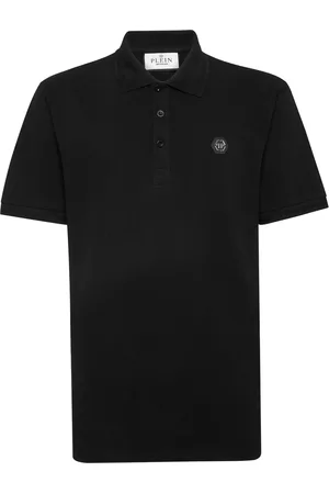 Philipp Plein Gothic Plein cotton polo shirt