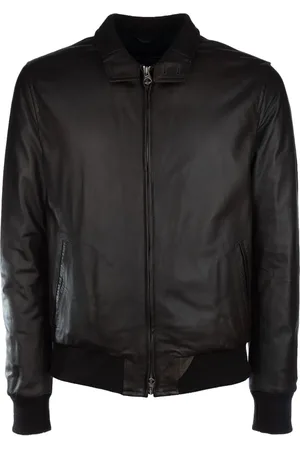 STEWART Leather bomber jacket