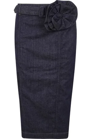 Blugirl Denim midi skirt