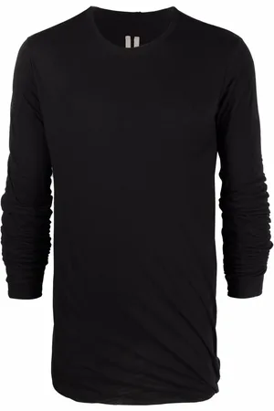 Rick Owens Long-sleeved gathered t-shirt