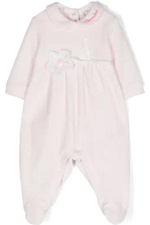 MONNALISA Floral-appliqu?? terry-cloth pyjamas