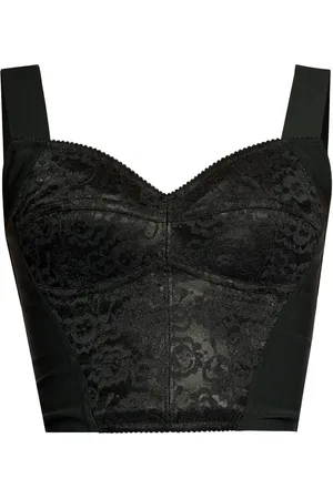 Dolce & Gabbana Lace-trim corset top