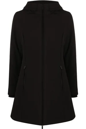 Woolrich Padded hooded raincoat