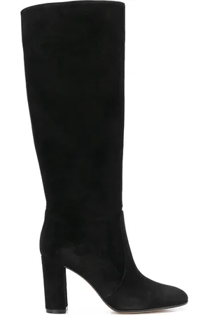 Gianvito Rossi Glen 85mm suede knee-high boots
