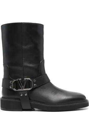 VALENTINO GARAVANI 30mm VLogo biker boots
