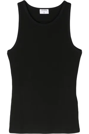 Filippa K Ribbed stretch-cotton top