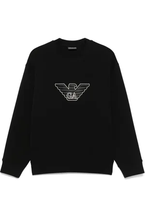 Emporio Armani Logo-patch sweatshirt