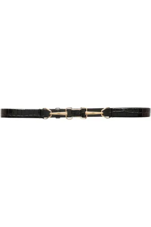 Maje Horsebit-buckle leather belt