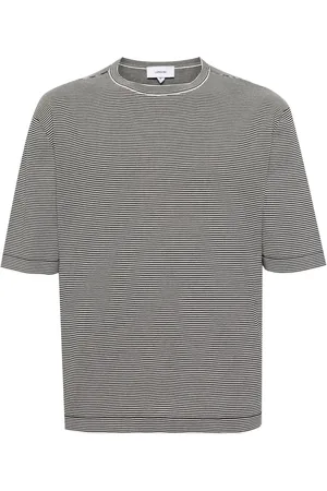 LARDINI Striped cotton T-shirt