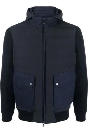 corneliani Padded zipped-up jacket