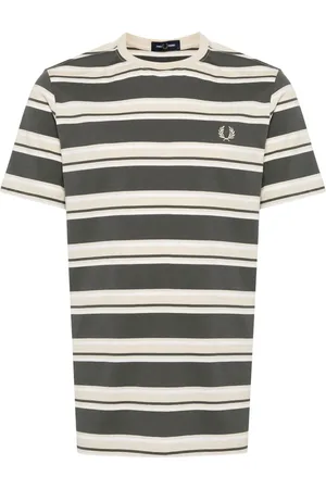 Fred Perry Striped cotton T-shirt