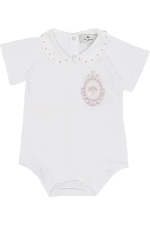 Etro Coat of Arms-embroidered bodysuit