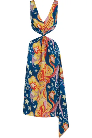 Marni Star print midi dress