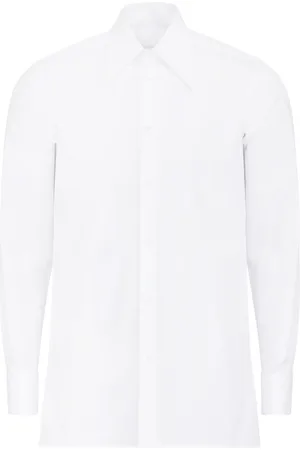 Maison Margiela Pointed-collar cotton shirt