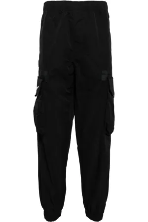 A Bathing Ape Logo-appliqu?? tapered cargo trousers