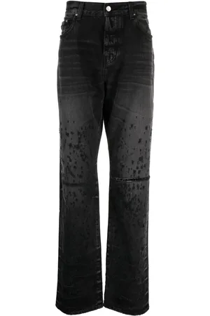 AMIRI Distressed straight-leg jeans