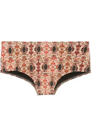 AMIR SLAMA Abstract-print swim trunks