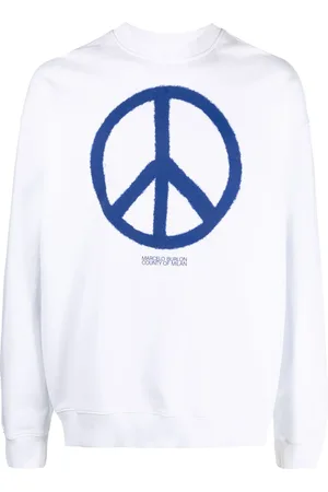 MARCELO BURLON County Peace organic cotton sweatshirt