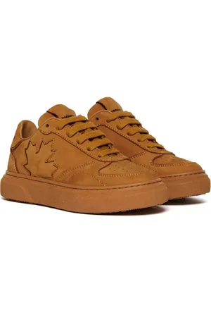 Dsquared2 Maple-Leaf debossed sneakers