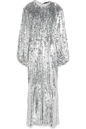 ROTATE Sequined maxi dress