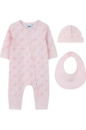 HUGO BOSS Logo-print babygrow set