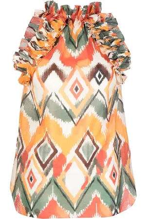 Bambah Argentina geometric sleeveless top