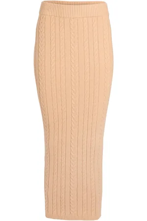 SER.O.YA Prunella cable-knit skirt