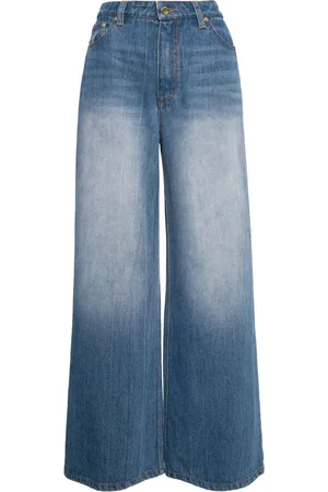 Cynthia Rowley Wide-leg denim trousers