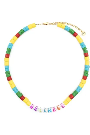 Sporty & Rich Wellness beaded necklace