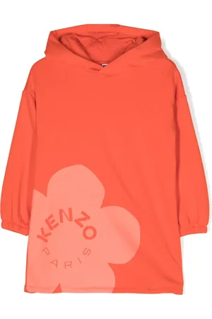 Kenzo Logo-print hooded dress