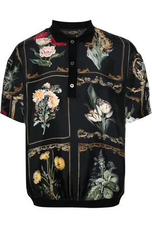 Camilla Magic In The Manuscripts silk polo shirt