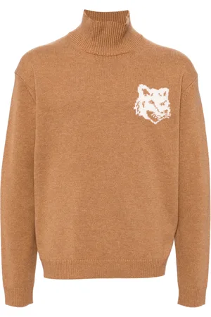 Maison Kitsuné Fox head intarsia comfort jumper