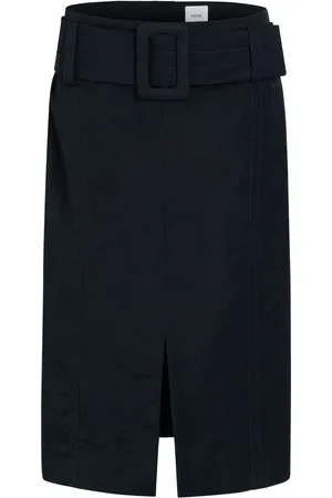 Patou Belted midi skirt